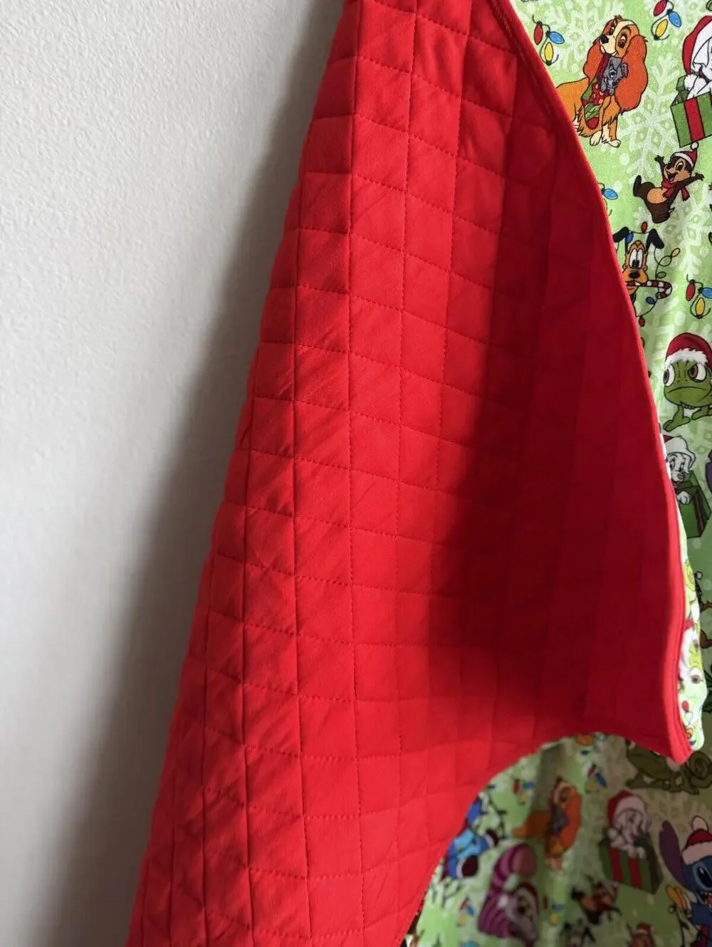 Disney Christmas Holiday Bamboo Quilted Throw Blanket with Characters